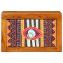 Armario de Noche Marrón 35 x 30 x 22 cm madera maciza de acacia