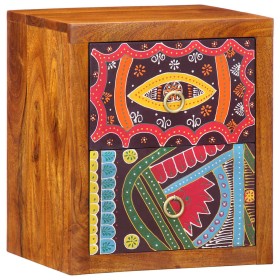 Armario de Noche Marrón 35 x 30 x 40 cm madera maciza de acacia