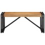 Mesa de centro 80x40x35 cm de madera maciza de acacia