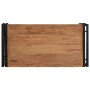 Mesa de centro 80x40x35 cm de madera maciza de acacia