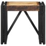 Mesa de centro 40x40x35 cm madera maciza de mango rugoso