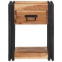 Armario de Noche Marrón 40 x 35 x 50 cm madera maciza de acacia