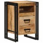 Armario de Noche Marrón 40 x 40 x 59 cm madera maciza de mango
