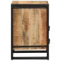Armario de Noche Marrón 40 x 40 x 59 cm madera maciza de mango