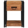 Armario de Noche Marrón 40 x 40 x 50 cm madera maciza de acacia