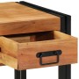 Armario de Noche 2 pcs 40 x 40 x 50 cm madera maciza de acacia