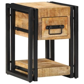 Armario de Noche Marrón 30 x 30 x 40 cm madera maciza de mango