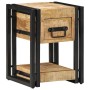 Armario de Noche Marrón 30 x 30 x 40 cm madera maciza de mango