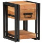 Armario de Noche 2 pcs 30 x 30 x 40 cm madera maciza de acacia