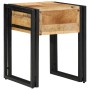 Mesa auxiliar 40 x 40 x 50 cm Madera de mango sólido y metal