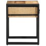 Mesa auxiliar 40 x 40 x 50 cm Madera de mango sólido y metal