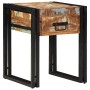 Mesa Auxiliar con cajón 40 x 40 x 50 cm madera maciza reciclada