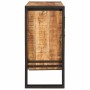 Vitrina con cajón Marrón 66 x 33 x 70 cm madera maciza de mango