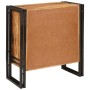 Vitrina con cajón Marrón 66 x 33 x 70 cm madera maciza de mango
