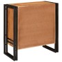 Vitrina Marrón 66 x 33 x 70 cm madera maciza de acacia