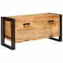 Armario para Zapatos con estante Marrón madera maciza de mango
