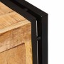 Armario para Zapatos con estante Marrón madera maciza de mango