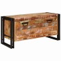 Armario para Zapatos con estante Marrón madera maciza reciclada