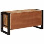 Armario para Zapatos con estante Marrón madera maciza reciclada