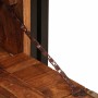 Armario para Zapatos con estante Marrón madera maciza reciclada