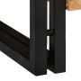 Armario para Zapatos con estante Marrón madera maciza reciclada