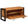 Armario para Zapatos con estante Marrón madera maciza de acacia