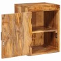 Mesa de Noche Marrón 35 x 33 x 48 cm Madera de mango maciza