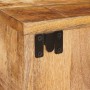 Mesa de Noche Marrón 35 x 33 x 48 cm Madera de mango maciza
