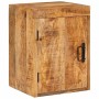 Mesa de Noche 2 pcs Marrón Madera de mango maciza