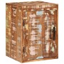 Mesa de Noche 2 pcs Marrón madera sólida recuperada