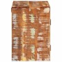 Mesa de Noche 2 pcs Marrón madera sólida recuperada