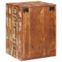 Mesa de Noche 2 pcs Marrón madera sólida recuperada