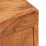 Mesa de Noche 2 pcs Marrón Madera Sólida de Acacia