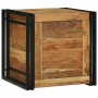 Caja de Almacenamiento 50 x 50 x 50 cm Madera maciza de Acacia