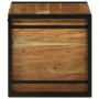 Caja de Almacenamiento 50 x 50 x 50 cm Madera maciza de Acacia