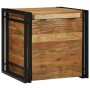 Caja de Almacenamiento 50 x 50 x 50 cm Madera maciza de Acacia