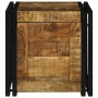Caja de Almacenamiento 40 x 40 x 40 cm madera maciza de mango