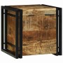 Caja de Almacenamiento 40 x 40 x 40 cm madera maciza de mango
