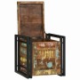 Caja de Almacenamiento 40 x 40 x 40 cm Madera maciza de Acacia