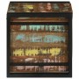 Caja de Almacenamiento 40 x 40 x 40 cm Madera maciza de Acacia