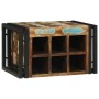 Estante de Vino 46 x 35 x 27.5 cm Madera maciza recuperada