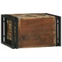 Estante de Vino 46 x 35 x 27.5 cm Madera maciza recuperada