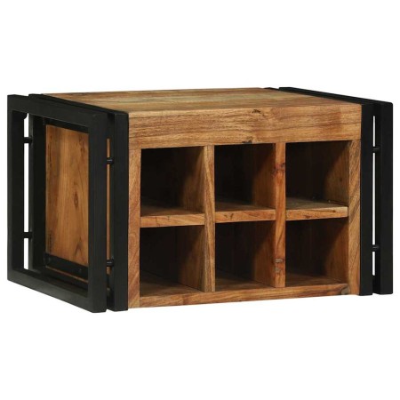Estante de Vino 46 x 35 x 27.5 cm Madera maciza de Acacia