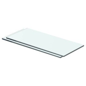 Estantes 2 unidades panel de vidrio transparente 40x12 cm