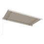 Toldo retráctil automático crema 500x300 cm
