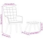 Sillón de relax con reposapiés terciopelo rosa