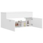 Mueble con lavabo madera de ingeniería blanco