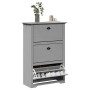 Zapatero BODO gris 80x35x118 cm