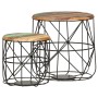 Couchtische 2 Einheiten recyceltes Massivholz von vidaXL, Couchtisch - Ref: Foro24-286578, Preis: 106,53 €, Rabatt: %