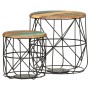 Couchtische 2 Einheiten recyceltes Massivholz von vidaXL, Couchtisch - Ref: Foro24-286578, Preis: 106,53 €, Rabatt: %